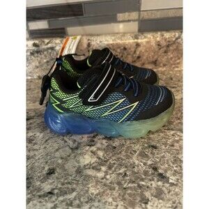 Athletic Works Toddler Boys Multicolor Light Up Sneakers Shoes Size 5 Brand New